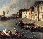 RICHTER, Johan, View of the Giudecca Canal (detail)